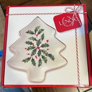 Lenox tree party plate